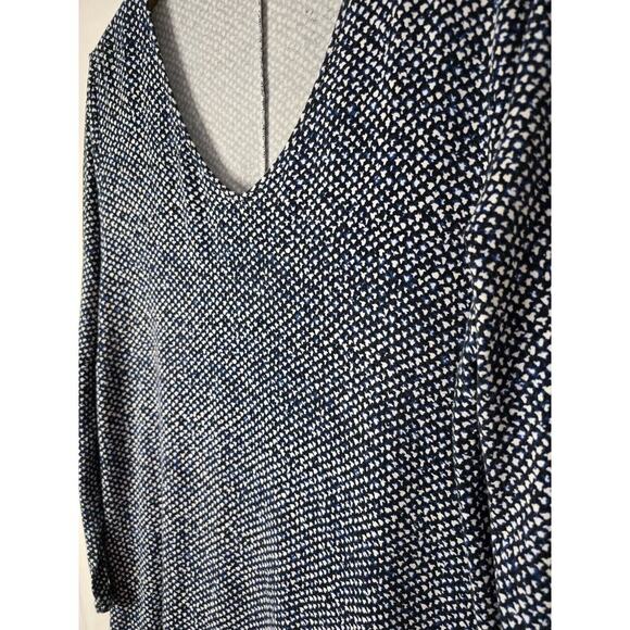 J Jill Wearever Collection Womens Top Rayon Blend Multicolor Long Sleeve Sz Lp - Picture 4 of 5